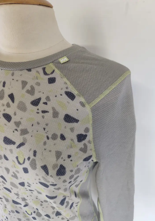 Première couche HELLY HANSEN Lifa Merino Midweight graphic crew - Femme
