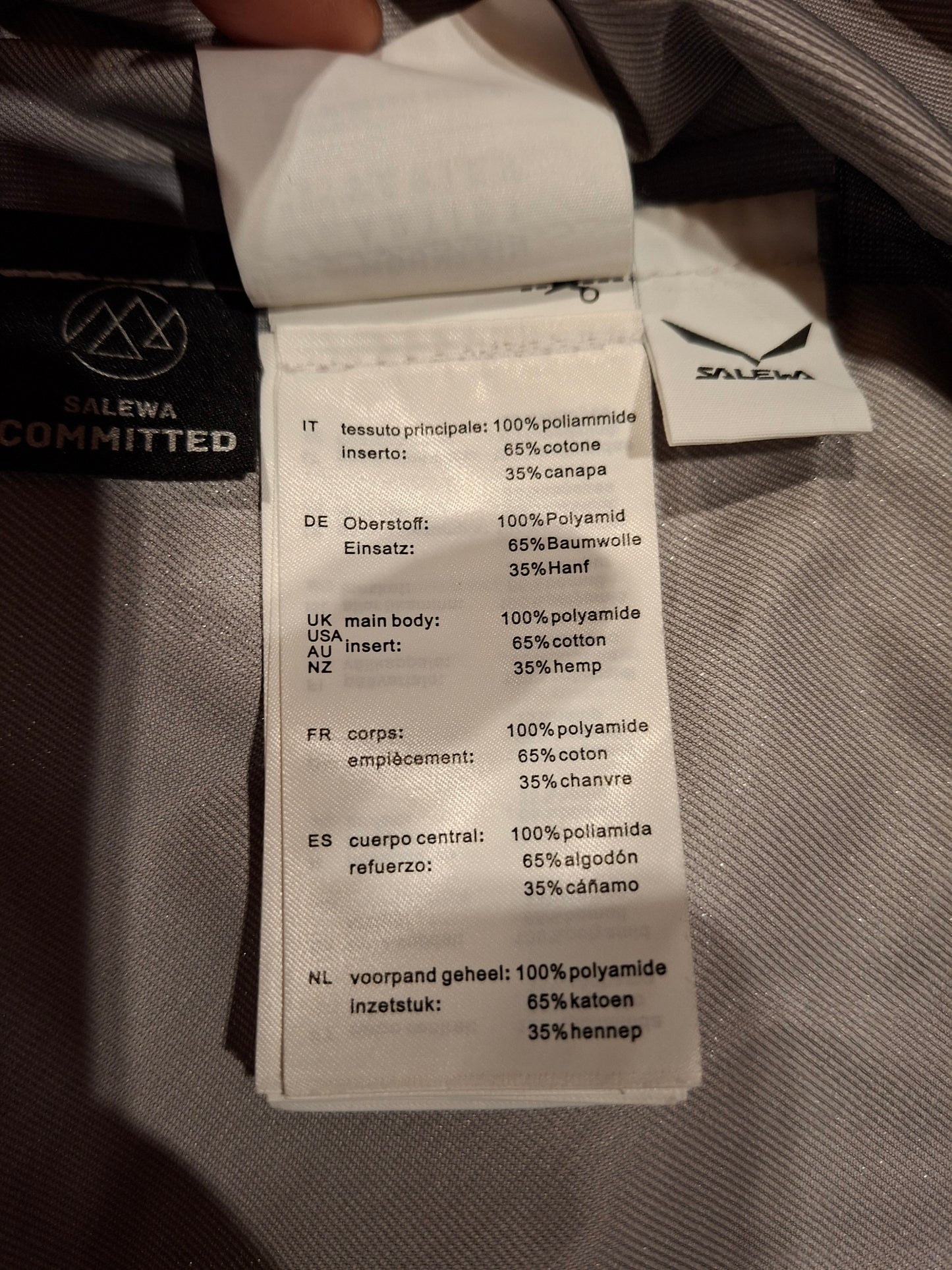 Veste SALEWA Fanes Hemp Powertex 3L - Homme