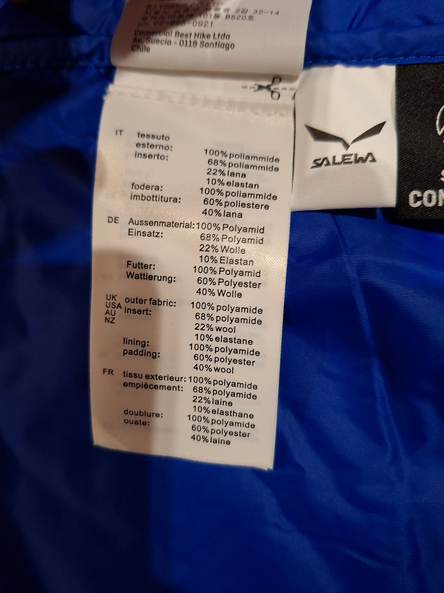 Veste isolante SALEWA Ortles Hybride Tirolwood - Homme