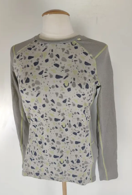 Première couche HELLY HANSEN Lifa Merino Midweight graphic crew - Femme